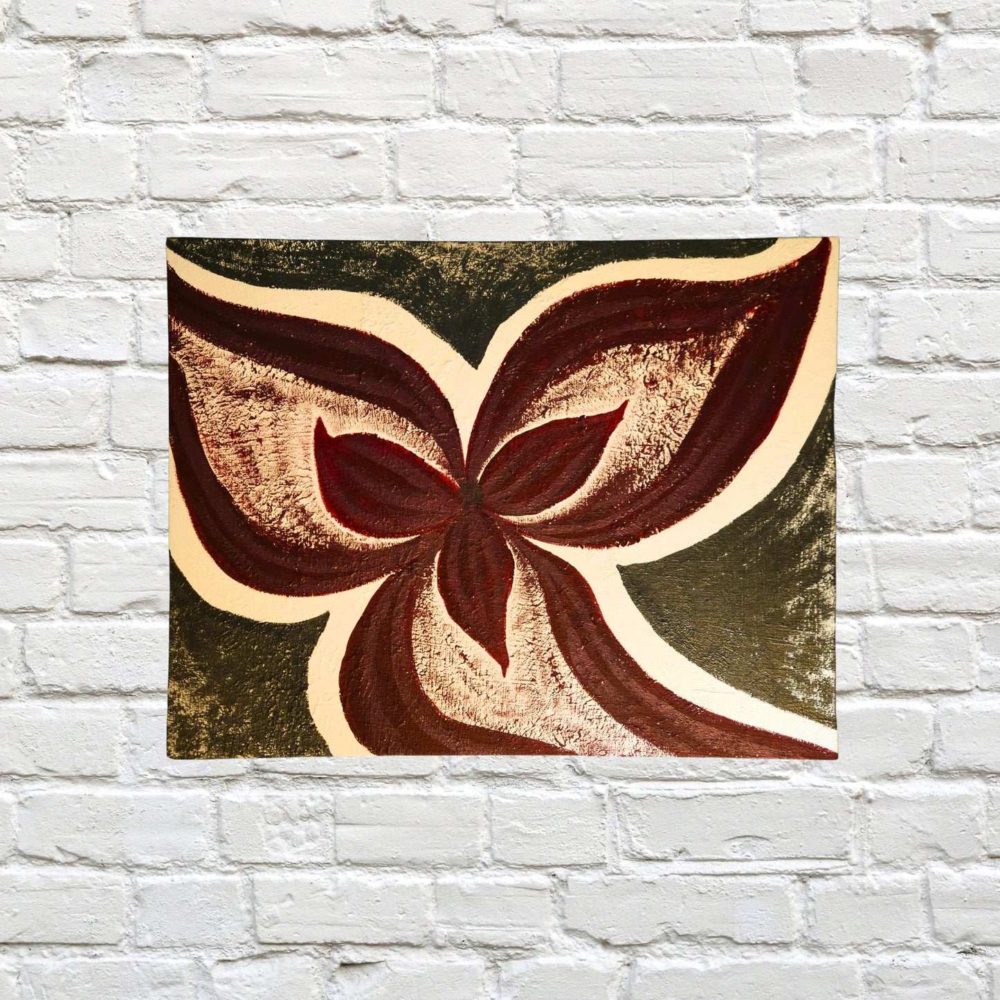 Abstract Distressed Trillium