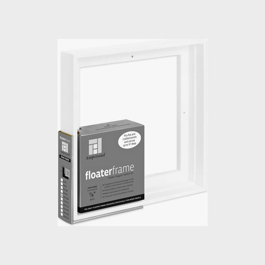 White Floater Frame